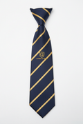 School Uniform Striped Tie Navy & Gold